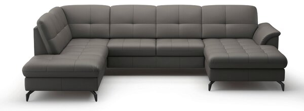 SEDACÍ SOUPRAVA, textil, kůže, mokka Sit & More - Sedací soupravy, Online Only