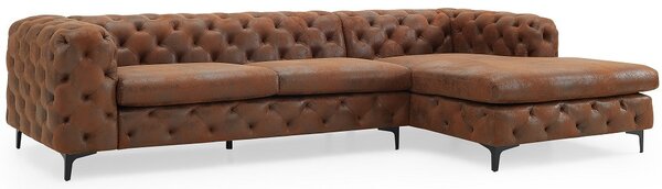 Massive home | Rohová pohovka Chesterfield pravá mikrovlákno