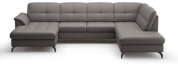 SEDACÍ SOUPRAVA, textil, kůže, mokka Sit & More - Sedací soupravy, Online Only