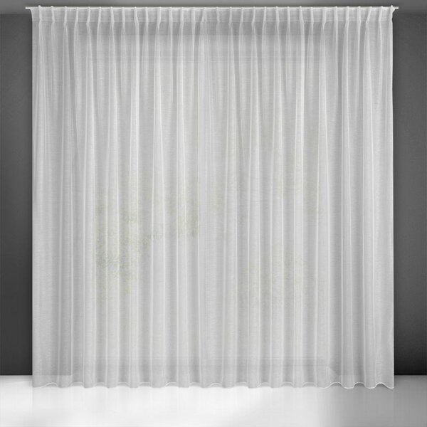 Bílá záclona na flex pásce BELISSA 300x300 cm