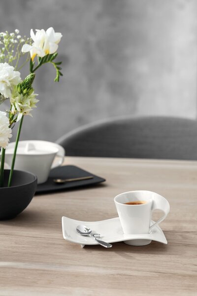 Villeroy & Boch 10-2484-2832 Talíř Party NewWave Caffe s místem pro šálek na cappuccino nebo hrnek M