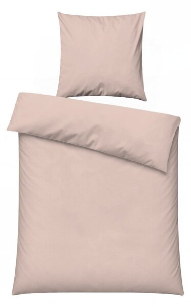 Starorůžové povlečení na jednolůžko 200x140 cm Plain – Mijolnir