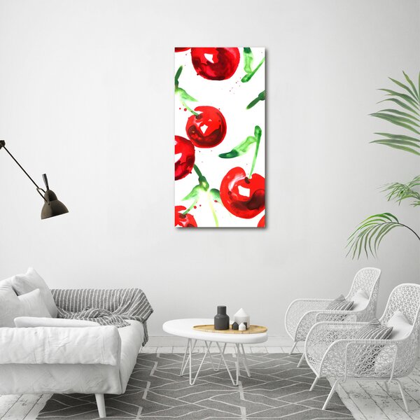 Vertikální Moderní fotoobraz canvas na rámu Višně ocv-104287844