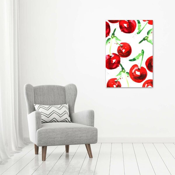 Vertikální Moderní fotoobraz canvas na rámu Višně ocv-104287844