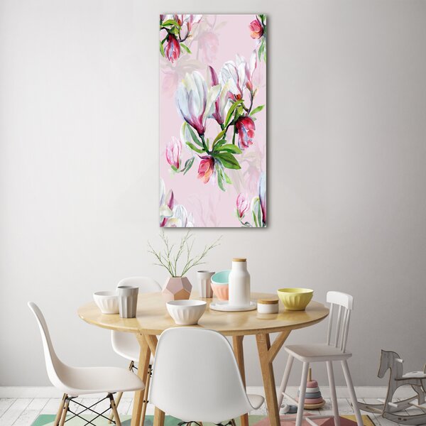 Vertikální Foto-obrah sklo tvrzené Magnolie osv-104301807