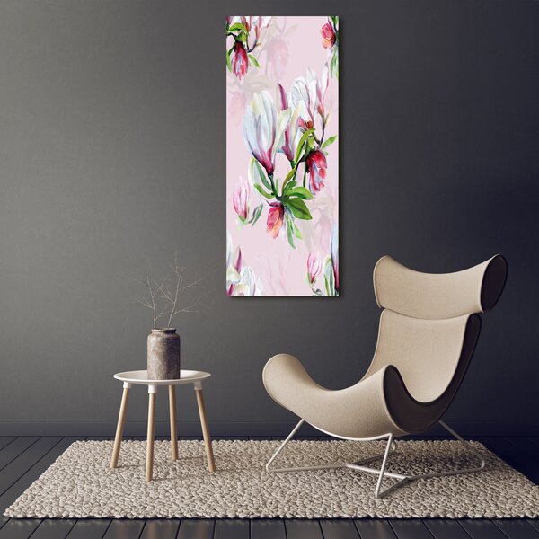 Vertikální Vertikální Foto obraz na plátně do obýváku Magnolie ocv-104301807