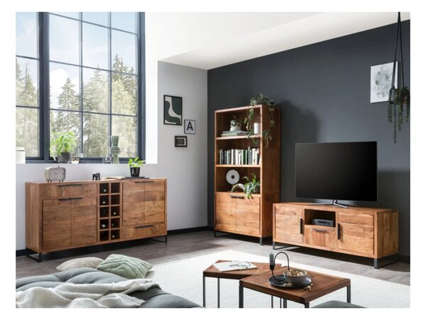 Massive home | Sada 3 konferenčních stolků Wild - světlý akát