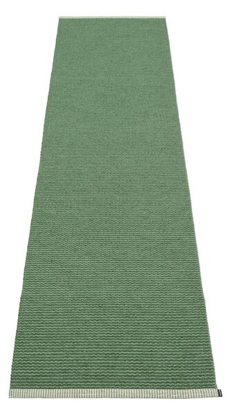 Zelený vnitřní a venkovní běhoun 60x250 cm Mono Leaf Oregano – Pappelina