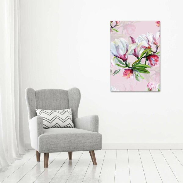 Vertikální Vertikální Foto obraz na plátně do obýváku Magnolie ocv-104301807