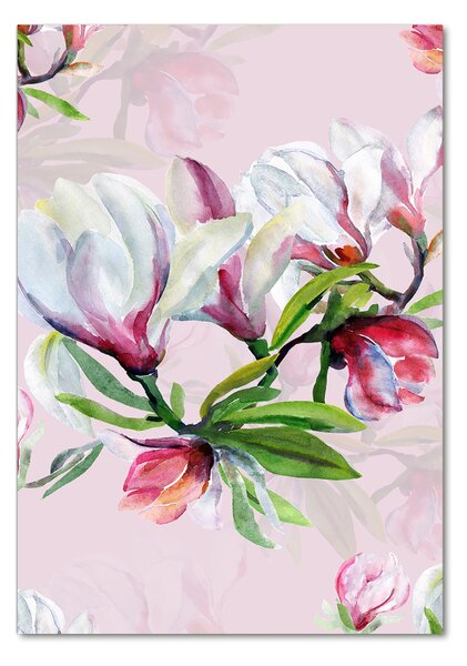 Vertikální Foto-obrah sklo tvrzené Magnolie osv-104301807