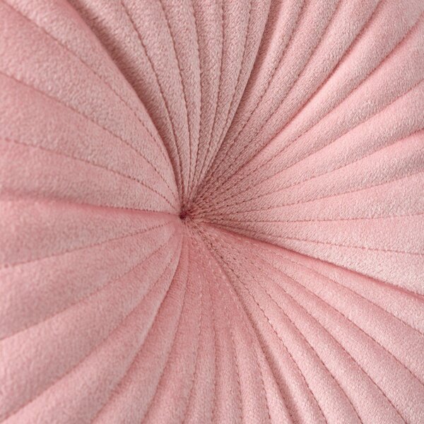 Sametový dekorační polštář ø 40 cm Round Soft Touch – Catherine Lansfield