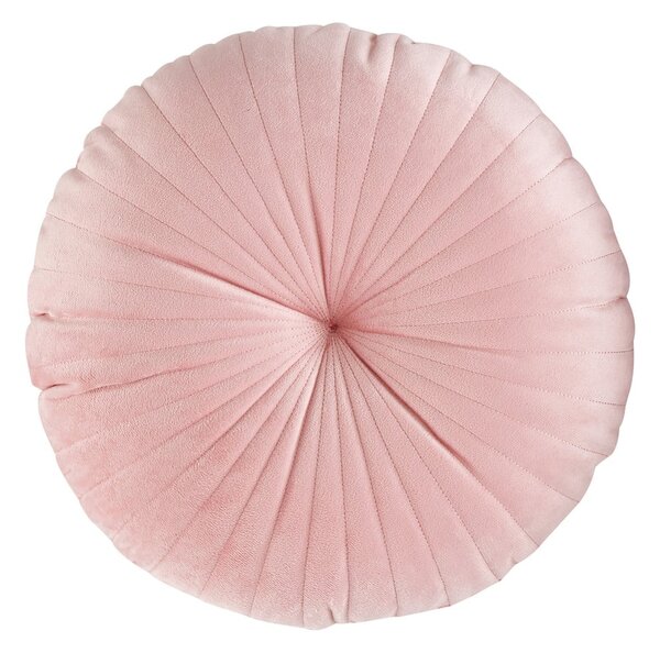Sametový dekorační polštář ø 40 cm Round Soft Touch – Catherine Lansfield