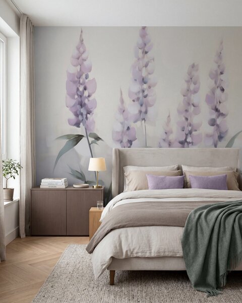 Fototapety Abstraktní květiny, imitace malby, Fototapety květiny, w05661 : uwalls.cz