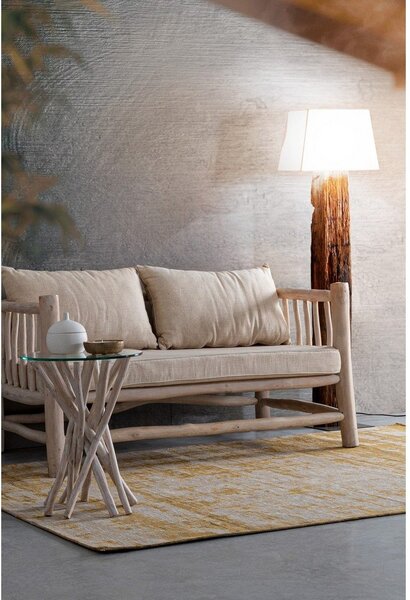 Ručně tkaný koberec z žinylky v hořčicové barvě 155x230 cm Yuno – Bizzotto