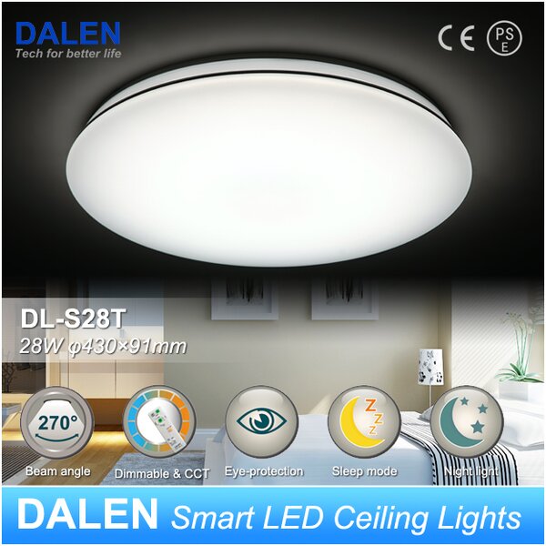 DALEN LED stropní svítidlo inteligentní DALEN, DL-S28T, 28W