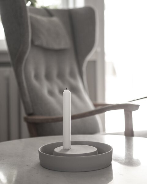 Storefactory Scandinavia Keramický svícen Valltorp Light Grey - L SF386