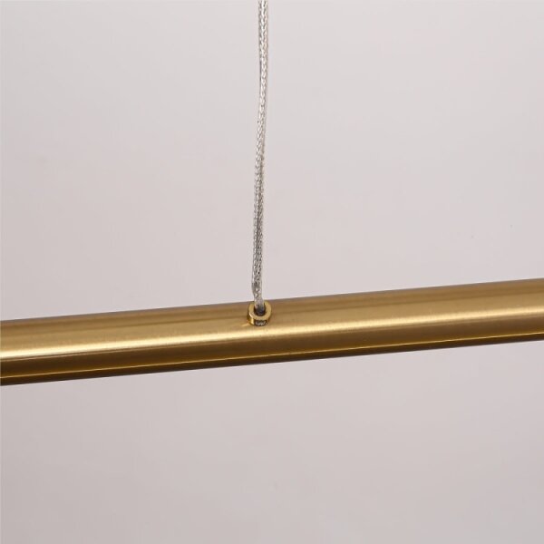 LED Lustr na lanku MELECA LED/36W/230V 3000/4000/6000K 160 cm zlatá