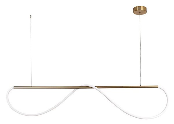 LED Lustr na lanku MELECA LED/36W/230V 3000/4000/6000K 160 cm zlatá