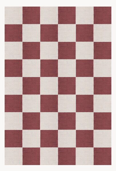 Ručně tkaný jutový koberec's nízkým vlasem Chess Flatweave