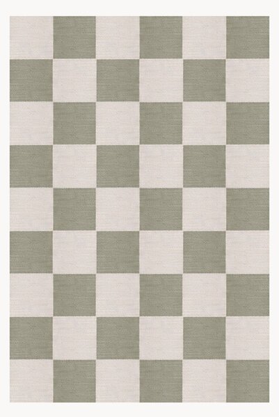 Ručně tkaný jutový koberec's nízkým vlasem Chess Flatweave