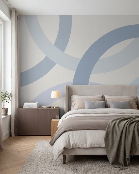 Fototapety Abstrakce s kruhy, Fototapety geometrie, w05709v1 : uwalls.cz