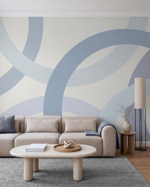 Fototapety Abstrakce s kruhy, Fototapety geometrie, w05709v1 : uwalls.cz