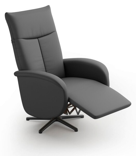 RELAXAČNÍ KŘESLO, kůže, antracitová Sit & More - Online Only křesla & taburety, Online Only