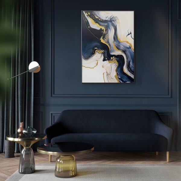 Obraz s ručně malovanými prvky s rámem/na plátně 70x100 cm Sky – Styler