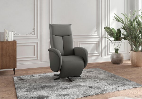 RELAXAČNÍ KŘESLO, kůže, antracitová Sit & More - Online Only křesla & taburety, Online Only