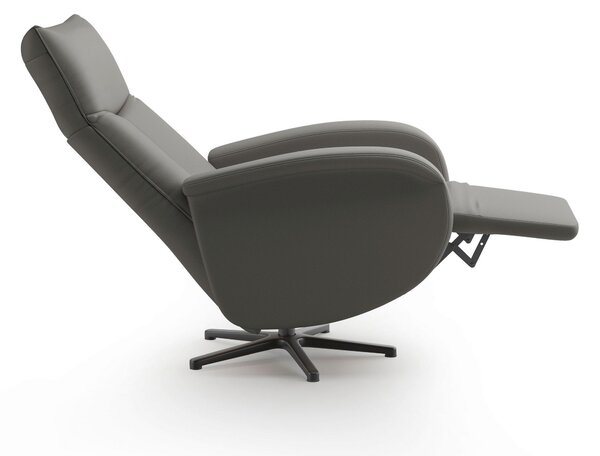 RELAXAČNÍ KŘESLO, kůže, antracitová Sit & More - Online Only křesla & taburety, Online Only