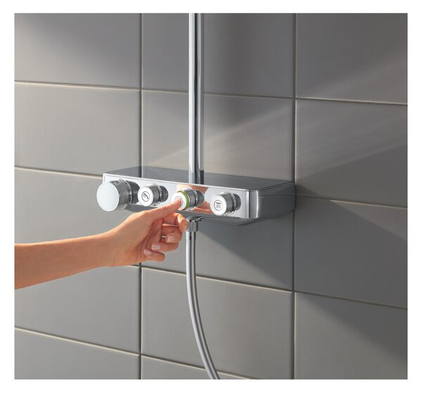 GROHE Euphoria SmartControl System 310 Duo - Sprchový systém s termostatem na zeď, Chrom 26507000