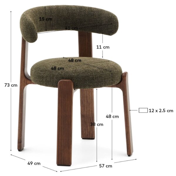 Kave Home Jídelní židle Granite