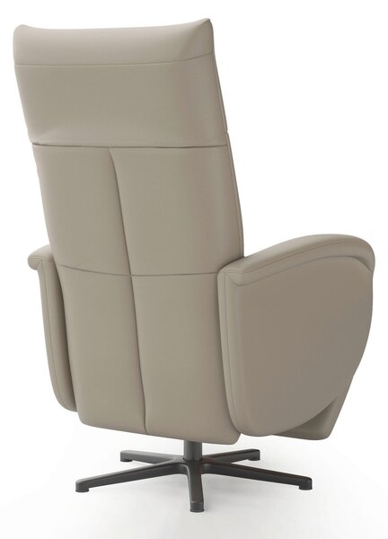 RELAXAČNÍ KŘESLO, kůže, šedá Sit & More - Online Only křesla & taburety, Online Only