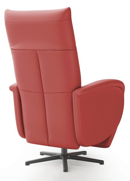 RELAXAČNÍ KŘESLO, kůže, červená Sit & More - Online Only křesla & taburety, Online Only