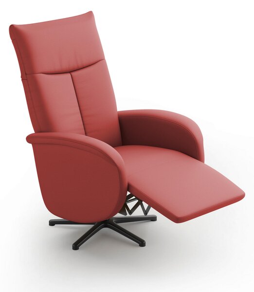 RELAXAČNÍ KŘESLO, kůže, červená Sit & More - Online Only křesla & taburety, Online Only