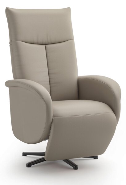 RELAXAČNÍ KŘESLO, kůže, šedá Sit & More - Online Only křesla & taburety, Online Only
