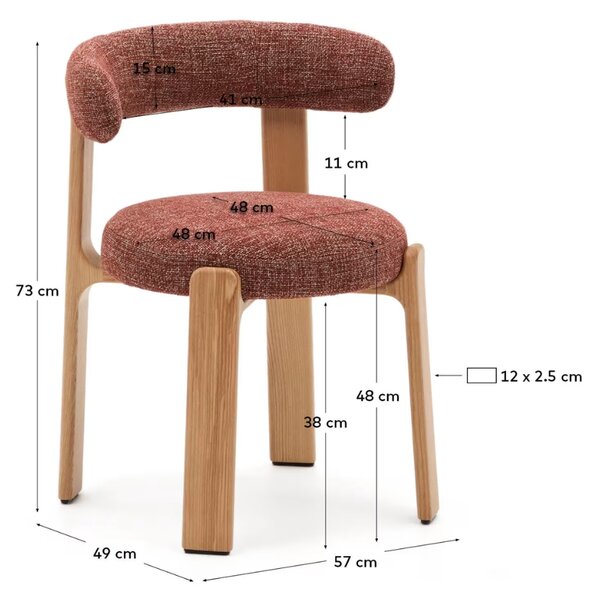 Kave Home Jídelní židle Granite