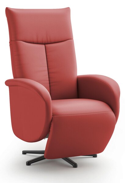 RELAXAČNÍ KŘESLO, kůže, červená Sit & More - Online Only křesla & taburety, Online Only
