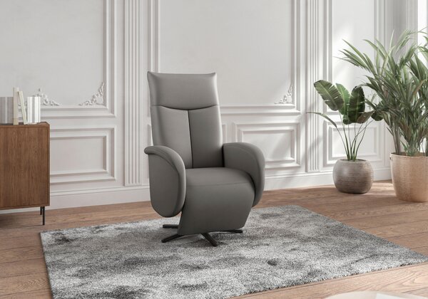RELAXAČNÍ KŘESLO, kůže, mokka Sit & More - Online Only křesla & taburety, Online Only