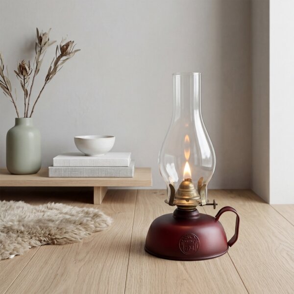 Brilagi - Petrolejová lampa MERLIN červená
