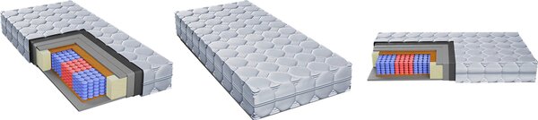 TAŠTIČKOVÁ MATRACE, 90/200 cm Boxxx - Pěnové matrace, Online Only