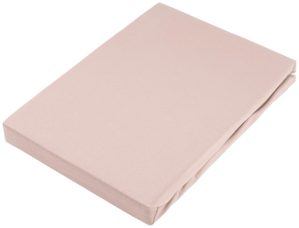 BOXSPRINGOVÉ PROSTĚRADLO, žerzej, starorůžová, 90/220 cm Novel - Prostěradla