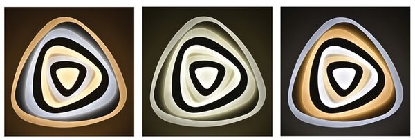 Stropní LED svítidlo Ecolite Vela - bílá, 50 cm, 60W