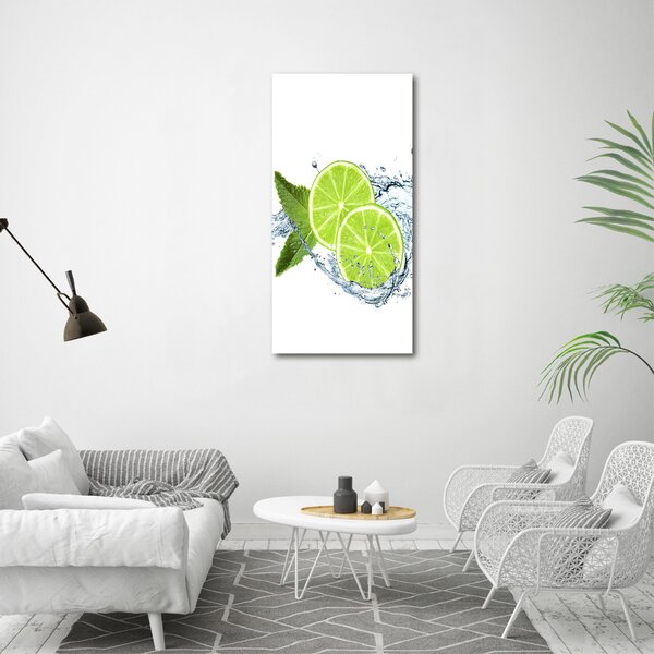 Vertikální Moderní obraz canvas na rámu Limetky ocv-105881774