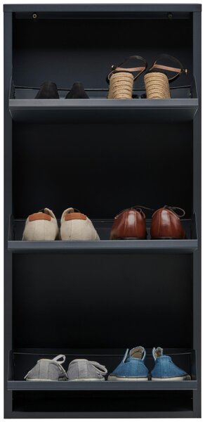 VYKLÁPĚCÍ BOTNÍK, antracitová, 50/103,5/15 cm Carryhome - Výklopné botníky