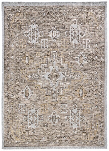 Makro Abra Kusový koberec Sisal YUCANA KV38B béžový hnědý šedý Rozměr: 80x150 cm