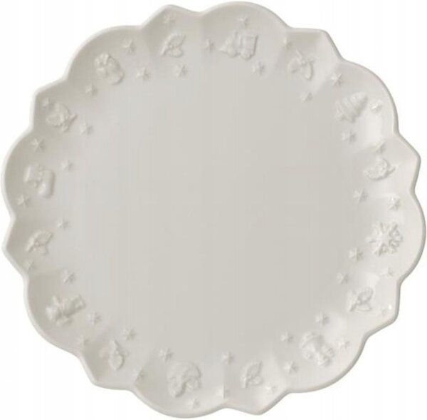 Salátový talíř Villeroy&Boch bílý porcelánový 23 cm kulatý