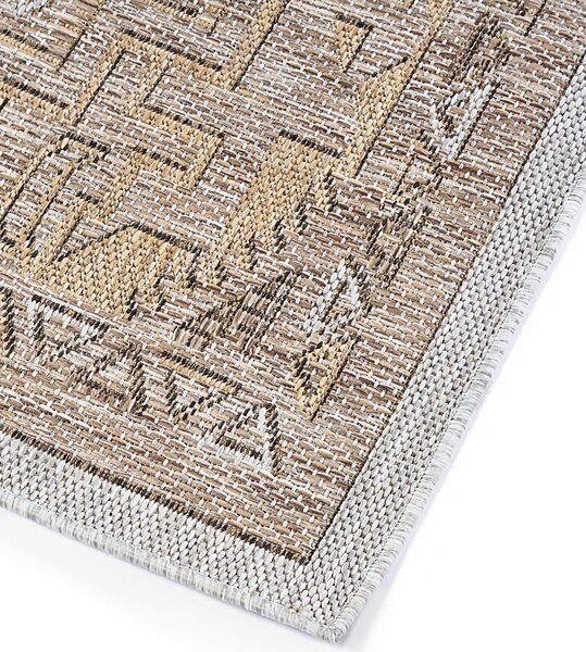 Makro Abra Kusový koberec Sisal YUCANA KV38B béžový hnědý šedý Rozměr: 80x150 cm