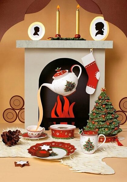 Dezertní talíř Villeroy&Boch Winter Collage 17 cm
