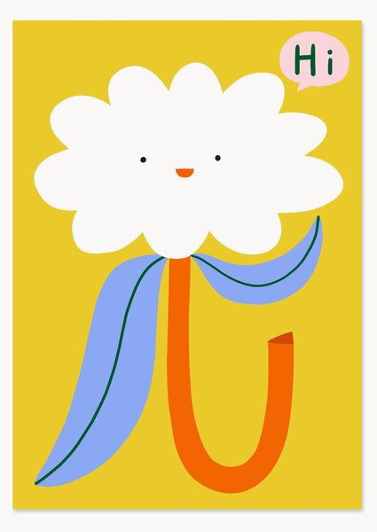 Plakát Hi Flower 01